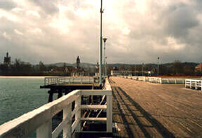 the longest wooden pier in Europe